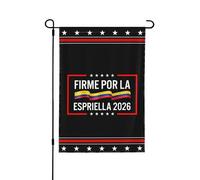 Drapeau de jardin double face Firme Por La Patria Abelardo De La Espriella, résistant aux intempéries, 30 x 45