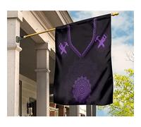 Drapeau De Jardin Double Face Jardin Signe Drôle Drapeau De Décoration Décoration Pour Extérieure Patio Pelouse Art De Menuisier Avec Fleur Mandala M