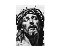Drapeau de jardin double face Jésus Christ religieux chrétien | Double impression visible des deux côtés résistant aux intempéries et aux déchirures pour décoration de maison