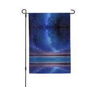 Drapeau de jardin double face Northern Lights 71,1 x 101,6 cm (léger) - Décoration imprimée vibrante pour cour, jardin, terrasse ou porche