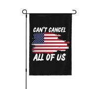 Drapeau de jardin double face « On ne peut pas tous nous annuler » 30 x 45 cm