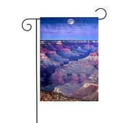 Drapeau de jardin double face pour décoration de terrasse, bannière de cour de 45 x 30 cm, drapeau de jardin Beauty Grand Canyon pour extérieur, drapeau extérieur durable résistant à la décoloration