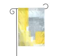 Drapeau de jardin double face pour extérieur 45 x 30 cm, peinture d'art abstraite, bannière décorative d'extérieur pour terrasse, pelouse, ferme, maison de vacances, drapeau pour porche de jardin