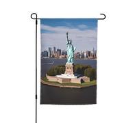 Drapeau de jardin double face Statue de la Liberté à New York - Petits drapeaux de jardin pour l'extérieur - 30,5 x 45,7 cm - Drapeau décoratif vertical pour toutes les saisons