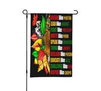 Drapeau de jardin double face « Tournesol Juneteenth » pour le Mois de l'histoire des Noirs, idéal pour l'extérieur ou le jardin, décoration de patio, 45,7 x 30,5 cm