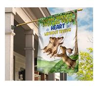 Drapeau De Jardin Drapeau De Décoration Durable Jardin Signe Décoration Pour Pelouse Balcon Teckel Jouant À La Balançoire Peinture Certaines Choses Remplissent Le Cœur Sans Même Y Penser M