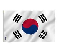Drapeau De Jardin Drapeau De La Corée Du Sud Drapeaux Décoratifs D'Extérieur Polyester Drapeaux De Bienvenue Résistant Aux Intempéries Garden Flag For Extérieur Chambre À Coucher Jardin 90x150cm