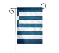 Drapeau de jardin Drapeau grec Impressions Drapeaux décoratifs principalement pour patios, jardins, pots de fleurs, terrasse, balcon. 12 x 18 pouces