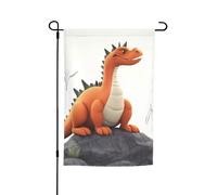 Drapeau de jardin drôle dragon 30,5 x 45,7 cm double face printemps été décoratif bannière drapeau de cour petit drapeau saisonnier vacances décoration extérieure