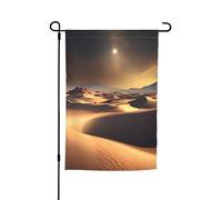 Drapeau de jardin du désert du Sahara 30,5 x 45,7 cm. Décoration extérieure lumineuse double face apporte un peu de plaisir à votre jardin.