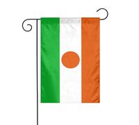 Drapeau de jardin du Niger 30 x 45 cm vertical double face ferme vacances