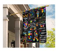 Drapeau De Jardin Durable Jardin Signe Drapeaux De Pirate Décoration Pour Porche Pelouse Maison Sensibilisation À L'Autisme : Pièces Du Puzzle. Ne Jugez Pas Ce Que Vous Ne Comprenez Pas. S