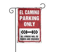Drapeau de jardin El Camino Parking Only Mini drapeau de jardin Décoration extérieure