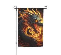 Drapeau de jardin en forme de dragon chinois double face pour ferme, vacances, cour, 30,5 x 45,7 cm, bannière extérieure saisonnière pour printemps, été, pelouse, porche, décoration d'intérieur, petit