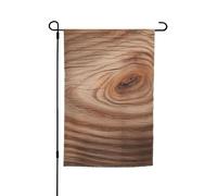 Drapeau de jardin en grain de bois 30,5 x 45,7 cm double face pour printemps été décoratif pour cour - Petit drapeau saisonnier - Décoration extérieure