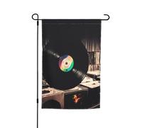 Drapeau de jardin en vinyle 30,5 x 45,7 cm, impression recto verso, drapeaux de jardin, drapeau de vacances intérieur ou extérieur pour bannière extérieure, toile de fond photo pour décoration intérie