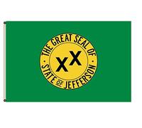 Drapeau De Jardin État de Jefferson extérieur drapeaux