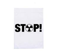 Drapeau de jardin extérieur Dites non à la pollution nucléaire Drapeau pour propriétaire et appartement Anti pollution nucléaire Jardin