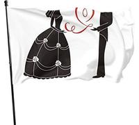 Drapeau de jardin extérieur Just Love, drapeau de démonstration 0,9 x 1,5 m décorations pour la maison en plein air