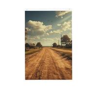 Drapeau de jardin « Ferme en automne » - 61 x 91 cm - Double face - Ne se décolore pas - Toile de fond pour photo - Bannière pour cour, porche, pelouse, décoration extérieure