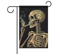 Drapeau de jardin floral avec peinture étrange 30,5 x 45,7 cm double face à l'extérieur, anniversaire de mariage, cour, drapeau extérieur pour famille, nom de famille, décoration extérieure