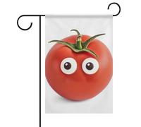 Drapeau de jardin floral « I Love You from My Head Tomates » - 30,5 x 45,7 cm - Double face à l'extérieur - Pour anniversaire, mariage, cour - Pour famille - Nom de famille - Décoration extérieure