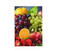 Drapeau de jardin « Fruits Welcome » - 61 x 91 cm - Double face - Ne se décolore pas - Pour maison, cour, porche, pelouse, décoration extérieure