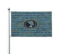 Drapeau De Jardin Gold Blue Egyptian Egypt Hieroglyphs Garden Flag Premium Drapeau De Bienvenue Couleur Vive Drapeaus Décoratif Pour Pelouse Patio Pavillon 152X90CM