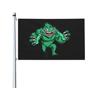 Drapeau De Jardin Green Monster Garden Flag Premium Drapeau De Bienvenue Amusante Pride Flag Pour Cour Pelouse Patio 152X90CM
