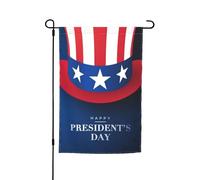 Drapeau de jardin « Happy President's Day » - Décoration parfaite - Bannière de jardin - 30,5 x 45,7 cm - Double face - Décoration extérieure - Tapisserie de fête - Décoration de ferme - Bannière de d