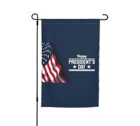 Drapeau de jardin « Happy President's Day » - Décoration parfaite - Bannière de jardin - 30,5 x 45,7 cm - Double face - Décoration extérieure - Tapisserie de fête - Décoration de ferme - Bannière de d