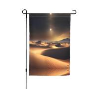 Drapeau de jardin imprimé désert du Sahara (12 x 18 pouces) - Parfait pour les patios, les balcons, les arrière-cours, les pelouses et les jardins