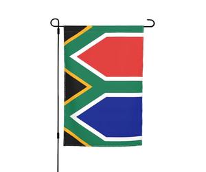 Drapeau de jardin imprimé du drapeau de l'Afrique du Sud (12 x 18 pouces) - Parfait pour les patios, les balcons, les arrière-cours, les pelouses et les jardins