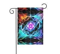 Drapeau de jardin imprimé en huit dimensions, 30,5 x 45,7 cm, chic, vertical, double face, pour toutes les saisons