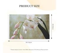 Drapeau de jardin imprimé orchidée cloche 91 x 152 cm drapeau extérieur double face, bannière décorative printemps été pour extérieur, cour, pelouse, porche, balcon, décoration de jardin