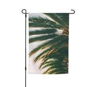 Drapeau de jardin imprimé palmiers de Los Angeles double face pour extérieur, décoration intérieure et extérieure 30,5 x 45,7 cm