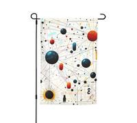 Drapeau de jardin imprimé physique double face pour ferme, vacances, cour, 30,5 x 45,7 cm, bannière extérieure saisonnière pour printemps, été, pelouse, porche, décoration d'intérieur, petit drapeau