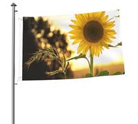 Drapeau de jardin imprimé tournesols 61 x 91 cm pour décoration intérieure ou extérieure