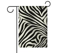 Drapeau de jardin imprimé zèbre 30,5 x 45,7 cm double face drapeau extérieur drapeau d'été drapeau floral bienvenue drapeaux de jardin saisonniers décorations de vacances