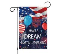 Drapeau De Jardin J'Ai Un Rêve Martin Luther King Mlk Amérique 30X45Cm Drapeau De Festival Imprimé Avec Œillets Bannière Cour Pour Événement Extérieure Porte