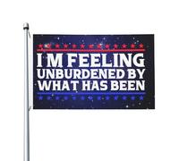 Drapeau De Jardin Je Me Sens Libéré De Ce Qui A Été Pirate Drapeaux Résistant À La Décoloration Uv Drapeau Extérieur Pour Décoration D'Intérieur, Cadeau De Noë, Décoration D'Halloween, 90X150cm