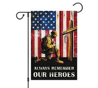 Drapeau De Jardin Journée Commémorative Patriotique Soldats Américains Héros Indépendance Journée Des Anciens Combattants Pride Flag Antifouling Drapeaus Décoratif Garden Flag Pour Patio 30X45Cm