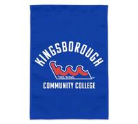 Drapeau de jardin Kingsborough Community College the Wave Logo Garden Yard (mât non inclus)