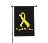 Drapeau De Jardin La BPCO craint le ruban jaune Arredamento 30x45