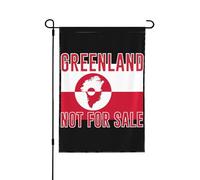 Drapeau de jardin « Le Groenland est à vendre » 12 x 18 » J'aime le Groenland est à vendre, panneau de jardin, drapeau de maison, sans mât