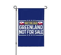 Drapeau de jardin « Le Groenland est à vendre » 12 x 18 » J'aime le Groenland est à vendre, panneau de jardin, drapeau de maison, sans mât