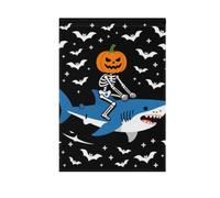 Drapeau de jardin L'Ermite Tarot Carte Grim Reaper | Imprimé double face infroissable pour décoration de cour et patio