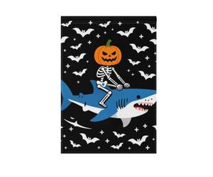 Drapeau de jardin L'Ermite Tarot Carte Grim Reaper | Imprimé double face infroissable pour décoration de cour et patio