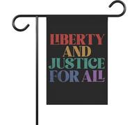 Drapeau de jardin Liberty And Justice All Garden