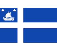 Drapeau De Jardin L'Île D'Olonne Double Face Bannière Décorative Amusant Drapeau Pour Pelouse Balcon Porche 3X5 Ft